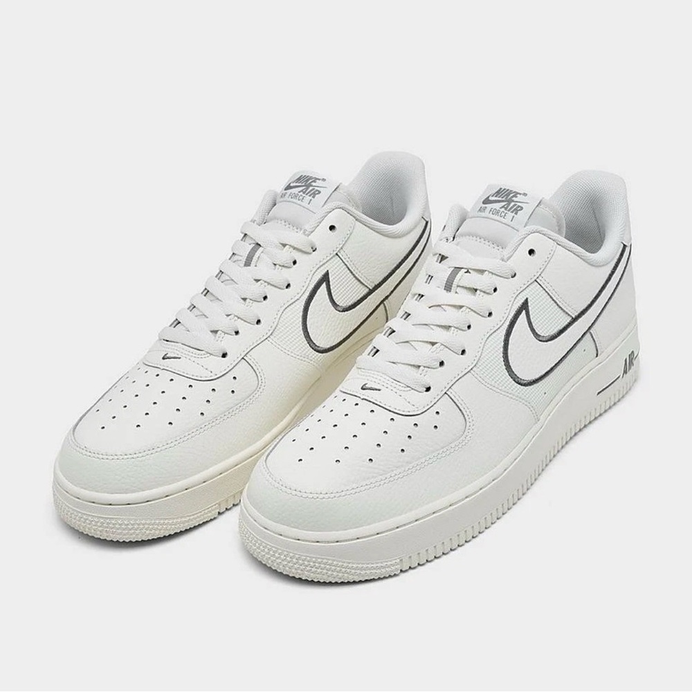 NIB Men Nike Air Force 1 Low '07 Sail Cool Grey IB7677-101
